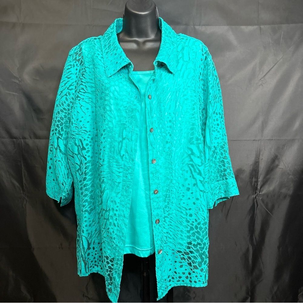 White Stag 2 piece Teal Top 18w/20w - Picture 2 of 14